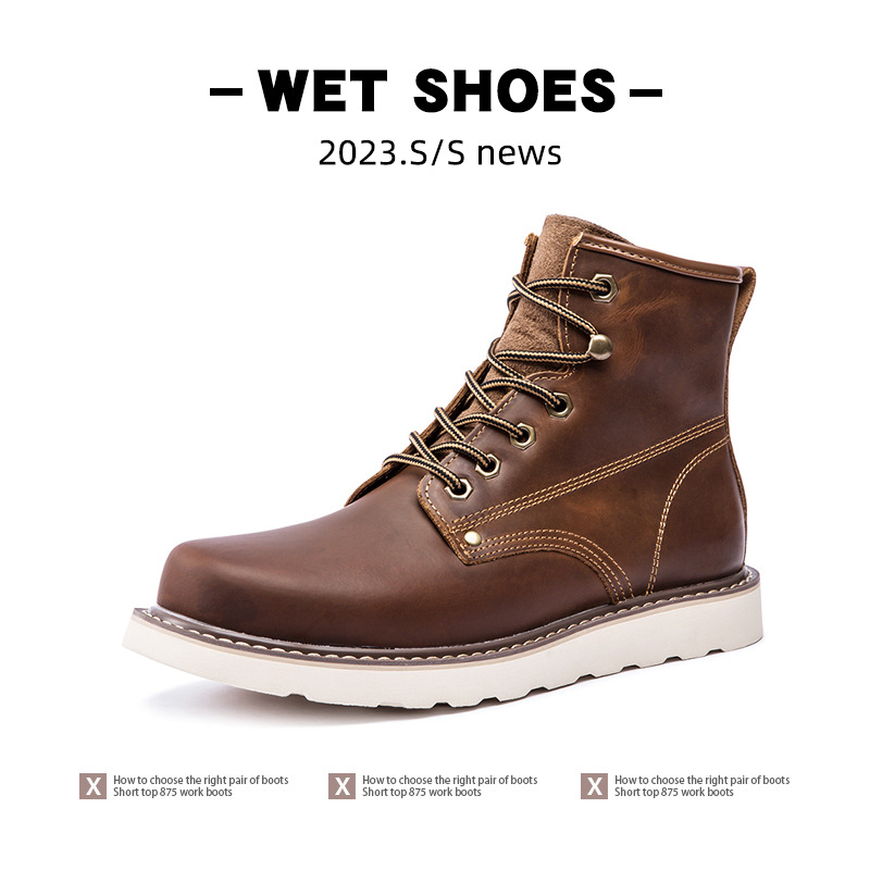 Boots | Men’s American Heritage 6″ Moc Toe Safety Boots Boots