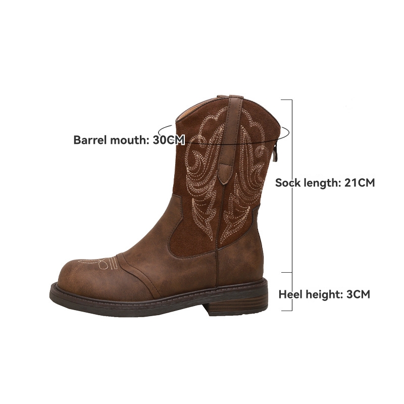 Cowboy Boots | Women’s Anthem Round Toe Shortie Waterproof Western Boot Cowboy Boots Cowboy Boots