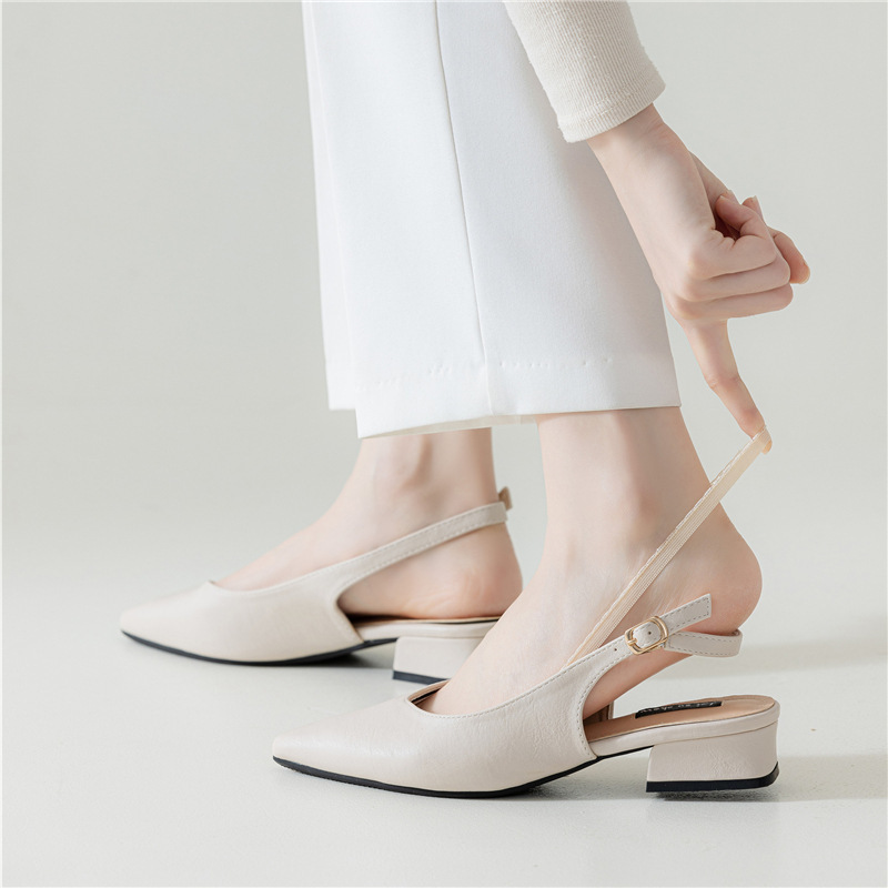 Flats | Women’s Claire Leather Skimmer Flats Flats