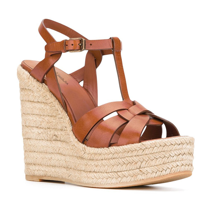 Sandals | Women’s Naomi Denim Ankle Strap Wedge Sandal Sandals Sandals