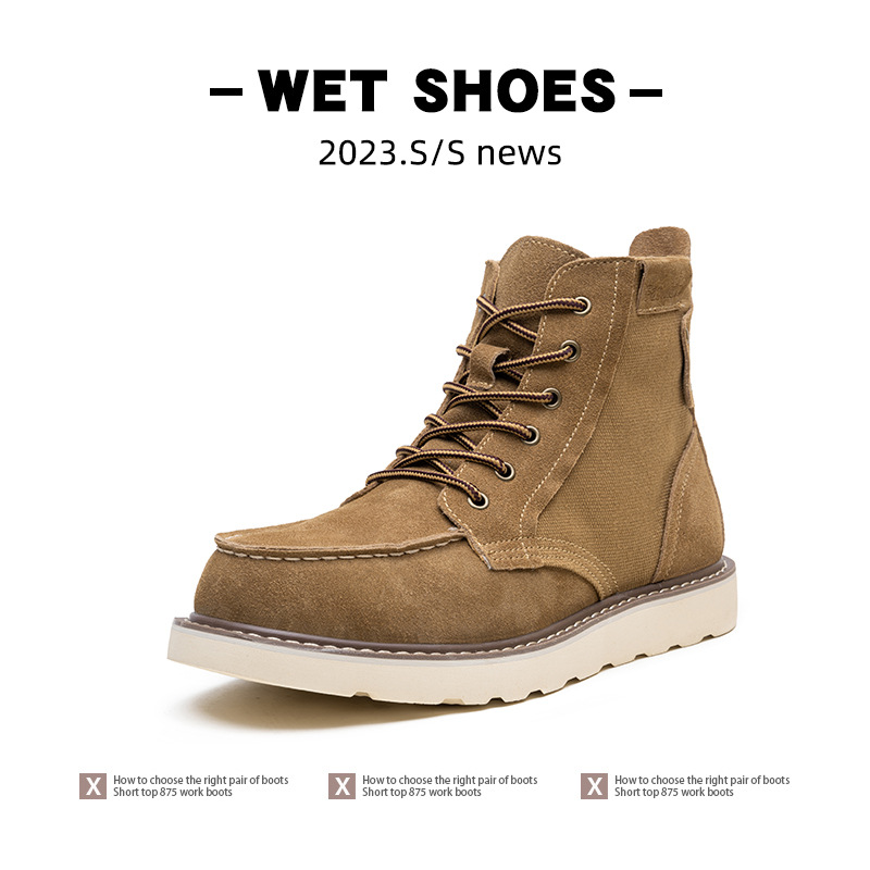 Wide | Men’s Millbrook Moc Toe Wedge Boot Mens Mens