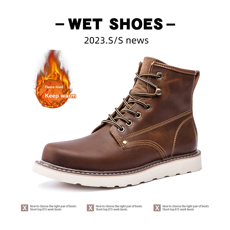 Work & Duty Boots | Men’s American Heritage 8″ Moc Toe Safety Mens Mens